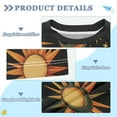 thumbnail image 2 of FORMRS Boys Rash Guard Short Sleeves Swim Shirt Quick Dry UPF 50+ Sun Protection, Sizes 3-12T, Sun Moon and Stars Pattern, 2 of 6
