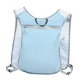 thumbnail image 4 of Mochila de hidratación, chaleco para correr, multiusos, ligero, reflectante, para hombre y mujer, con soporte para teléfono, mochila de día para ciclismo y senderismo. Azul claro, 4 of 8
