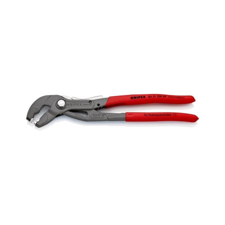 UPC: 0843221021399 | KNIPEX Tools 8551250AFSBA 10  Cobra Spring Hose Clamp Pliers With Locking Device