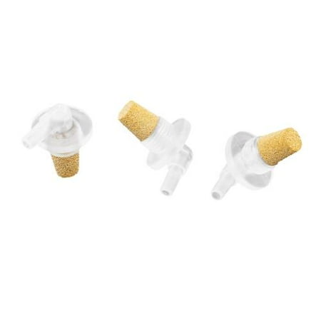 - Fish Tank 12mm Screw Thread Diameter Air Bubble Stone Muffler Adapter 3pcs