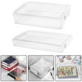 thumbnail image 4 of Lefu Desktop File Storage Box A4Document Organizer Case With Lid Desk Paper Container, 4 of 4