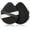 2pcs Black, variant on Makeup Sponge Set, 2 count Porous Low Absorption Foundation Sponges, Latex-Free PU Cushion Puff, 3.2inches Soft -Sided Puff for , Black&Brown