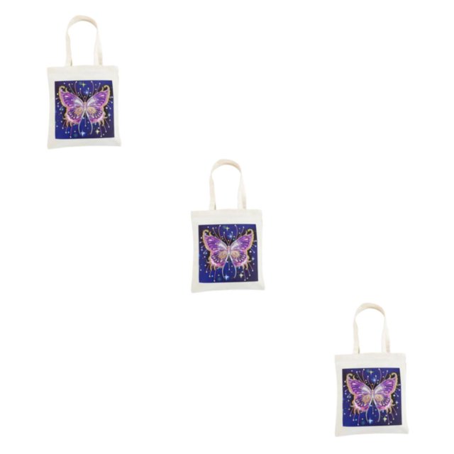 Monstrate Bolsa de lona, bolsa de compras, bolsa de pintura, exquisitas bolsas de punto de utilería DIY Type2 NO2