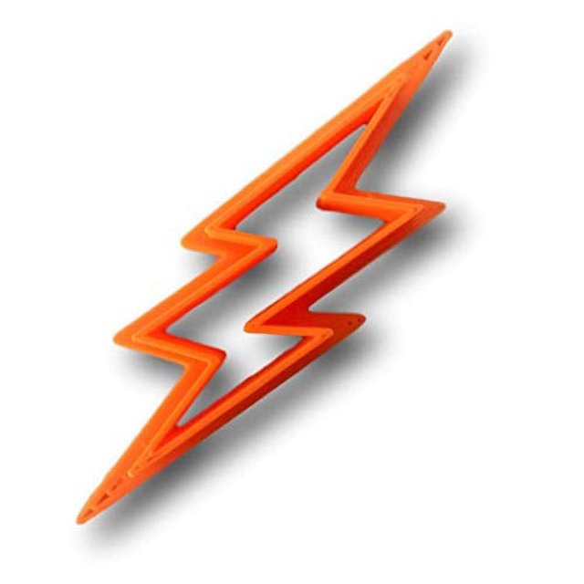 Lighting Bolt Cookie Cutter (3 Inch)- Fast Shipping - Sharp Edges - Exceptional Quality