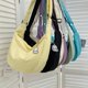 thumbnail image 2 of Bolso de hombro sólido Harajuku para mujer, bolsos multifunción simples que combinan con todo, bolsos cruzados de gran capacidad, monedero para adolescentes Fivean unisex, 2 of 2