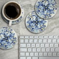 thumbnail image 7 of Thirstystone Portugal Tile Pattern 4-Pack Round Stone Coasters, 7 of 7