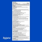 Mens Rogaine Minoxidil 5% Foam 3x 2.11 oz Bottles