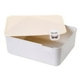 thumbnail image 4 of Underwear Storage Box PP Drawer Organizer Multifunctional Durable Large Capacity Beige Lid, 4 of 9