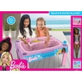 thumbnail image 2 of Barbie Beach & Waves Playset, Sand & Water Table for Children, Pink Plastic, African American Doll, Ages 3+, 2 of 11