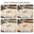 thumbnail image 7 of ODIKA Neutral Boho Vintage Retro Pastel Scroll Border Solid Chartreuse for Playroom, Bedroom, Reading Nook, Pet Friendly & Kids Safe Play, 7 of 7