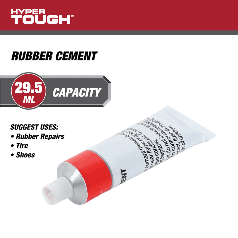 Hyper Tough Rubber Cement for Tire Repair and Patching, oz