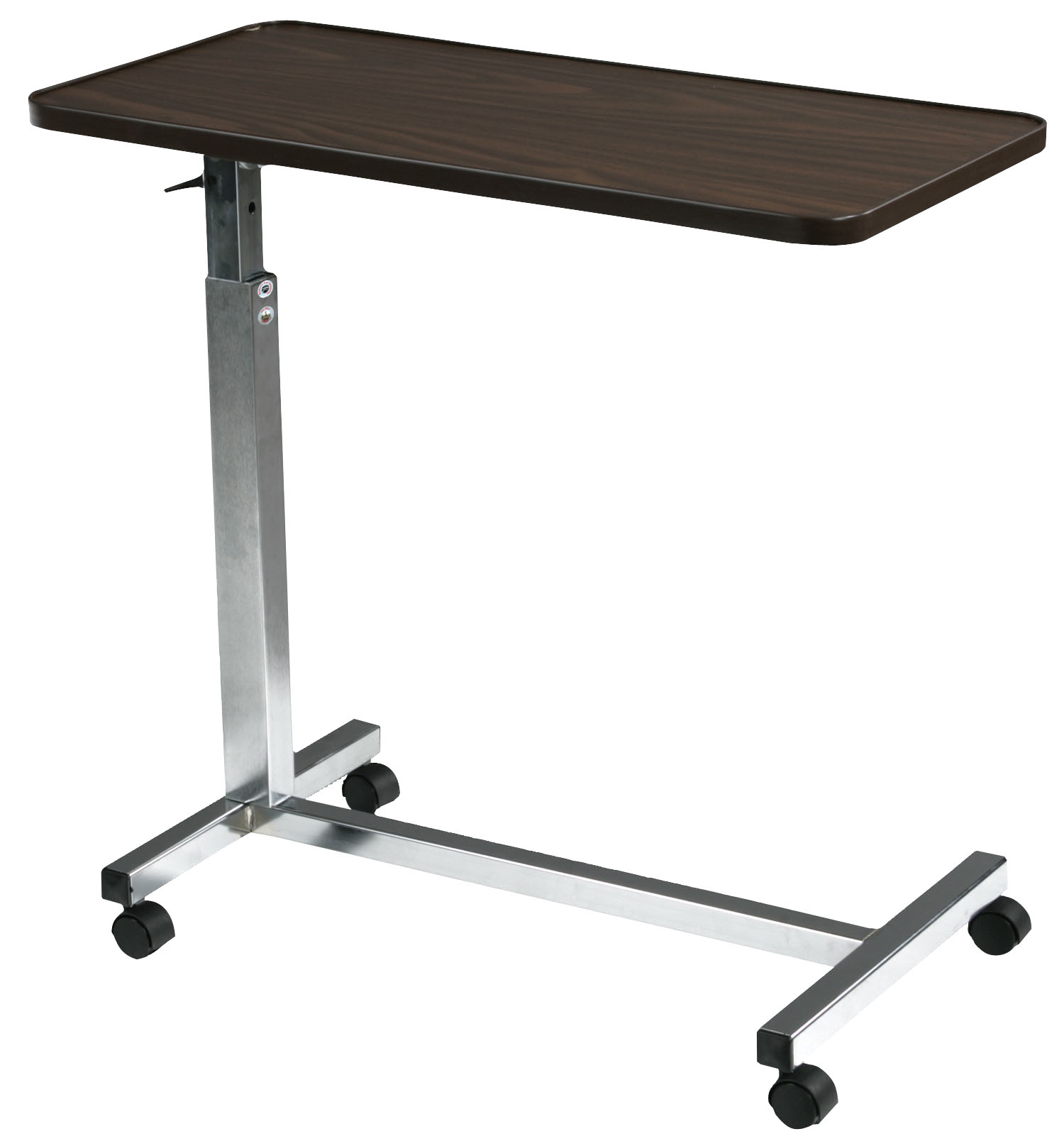 Drive Medical Mobile Non Tilt Top Overbed Table Computer Desk Over Bed
