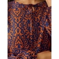 thumbnail image 2 of Printed A-Form Maxi Dress with Crew Neck, 2 of 5