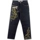 thumbnail image 5 of Pantalones vaqueros de hip hop bordados para hombre, pantalones de skate holgados casuales de hip hop de moda HIPHOP de talla grande, 5 of 5