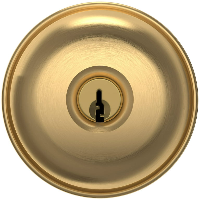 Baldwin 5205050ENTR Satin Brass & Black Estate Classic Keyed Baldwin 5205050ENTR Satin Brass & Black Estate Classic Keyed