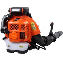 Xssm Leaf Blower, 80CC Backpack Gas Leaf Blower, Gas Blower, Up to 900CFM, Powerful Clearing, for Lawn Care Yard Dust Debris (Orange)