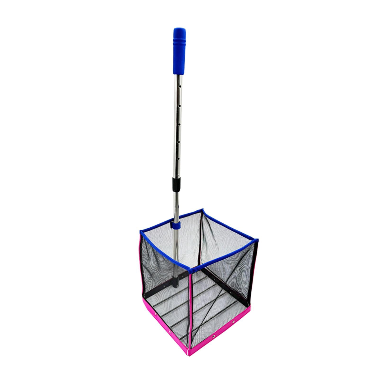 funtasica Pickleball Ball Retriever Grabber Basket Adjustable Telescopic Rod Balls Pickup Tool Pickleball Ball Collector Gatherer