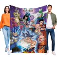 thumbnail image 1 of Dragon Ball anti-pilling, suave, ligera, esponjosa y acogedora de lujo para hogar y cocina – Perfecta para niños y adultos,150X200cm, 1 of 6