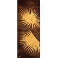 thumbnail image 2 of Parks, David 12x24 White Modern Wood Framed Museum Art Print Titled - Fan Palm Triptych I, 2 of 4