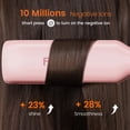 thumbnail image 4 of Faszin Hair Straightener Professional 1.65inch Wide-Plate Titanium Negative Ion Flat Iron 30s Rapid Heating LED Temp Display Wide Voltage & 10 Adjustable Temp Levels (260-450℉) Pink, 4 of 9