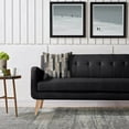 thumbnail image 3 of Ox Bay Whitley Gray/Charcoal Geometric Faux Hide Adult Decorative Throw Pillow, 3 of 7