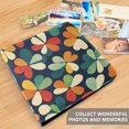 thumbnail image 4 of FORMRS 3 Ring Photo Album 4"x6" Self Adhesive Large Capacity PU Leather Cover, Green Clover Pattern, 4 of 8
