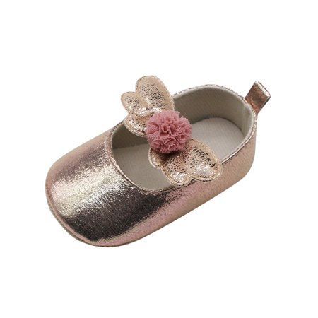 

Knosfe Spring Summer Fall Infant Baby First Walkers Children Bow 0-18M Flats Toddler Mary Jane