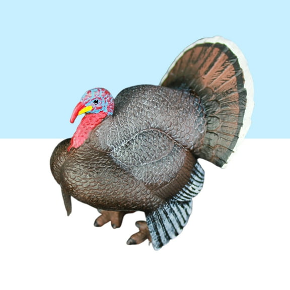 Clispeed Turkey Model Multi Plastic for Festival and Birthday Decoration 1Pcs