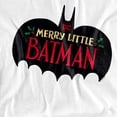 thumbnail image 3 of Merry Little Batman Logo Kids T Shirt for Youth Boys and Girls, White, X-Large, 3 of 4