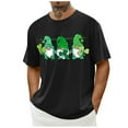 thumbnail image 5 of lcziwo Mens St Patricks Day T Shirts Funny and Cute Gnome Graphic Tees 2025 Spring Summer Casual Crew Neck Short Sleeve Blouses Weekly Deals,Black,XXL, 5 of 6