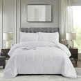 thumbnail image 5 of HIG Light Weight Down Alternative Comforter Set, Queen, White, Reversible, 5 of 9