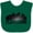 Green, variant on Inktastic cleveland skyline Boys or Girls Baby Bib