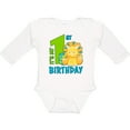 thumbnail image 3 of Inktastic Its My 1st Birthday with Dinosaur Boys or Girls Long Sleeve Baby Bodysuit, 3 of 5