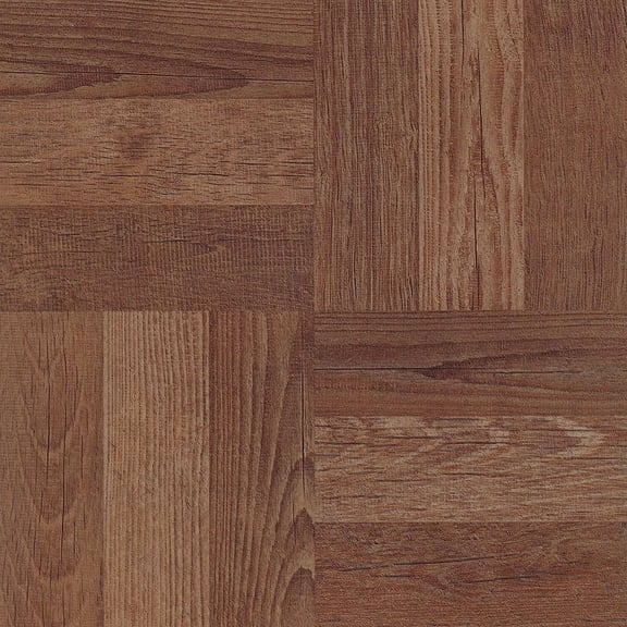Brown Parquet Peel and Stick Floor Tiles, Brown Parquet Removable Vinyl Flooring, Self Adhesive Floor Tiles for Kitchen Bathroom Entryway