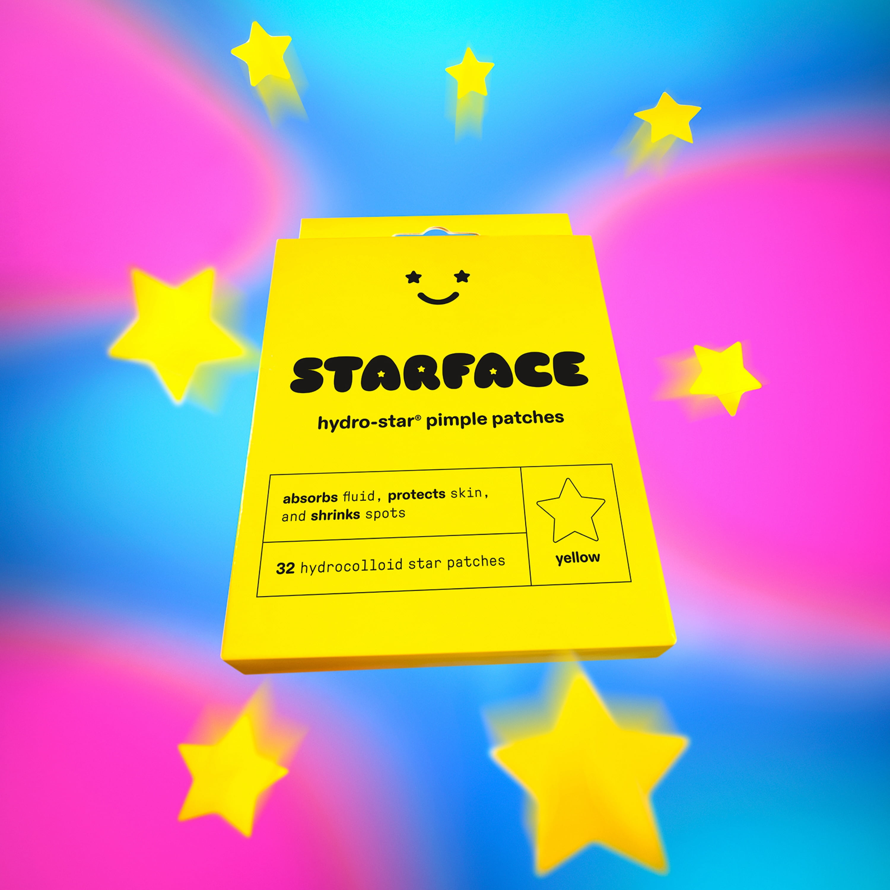 Amazon.com: Starface Black Star BIG PACK, Hydrocolloid