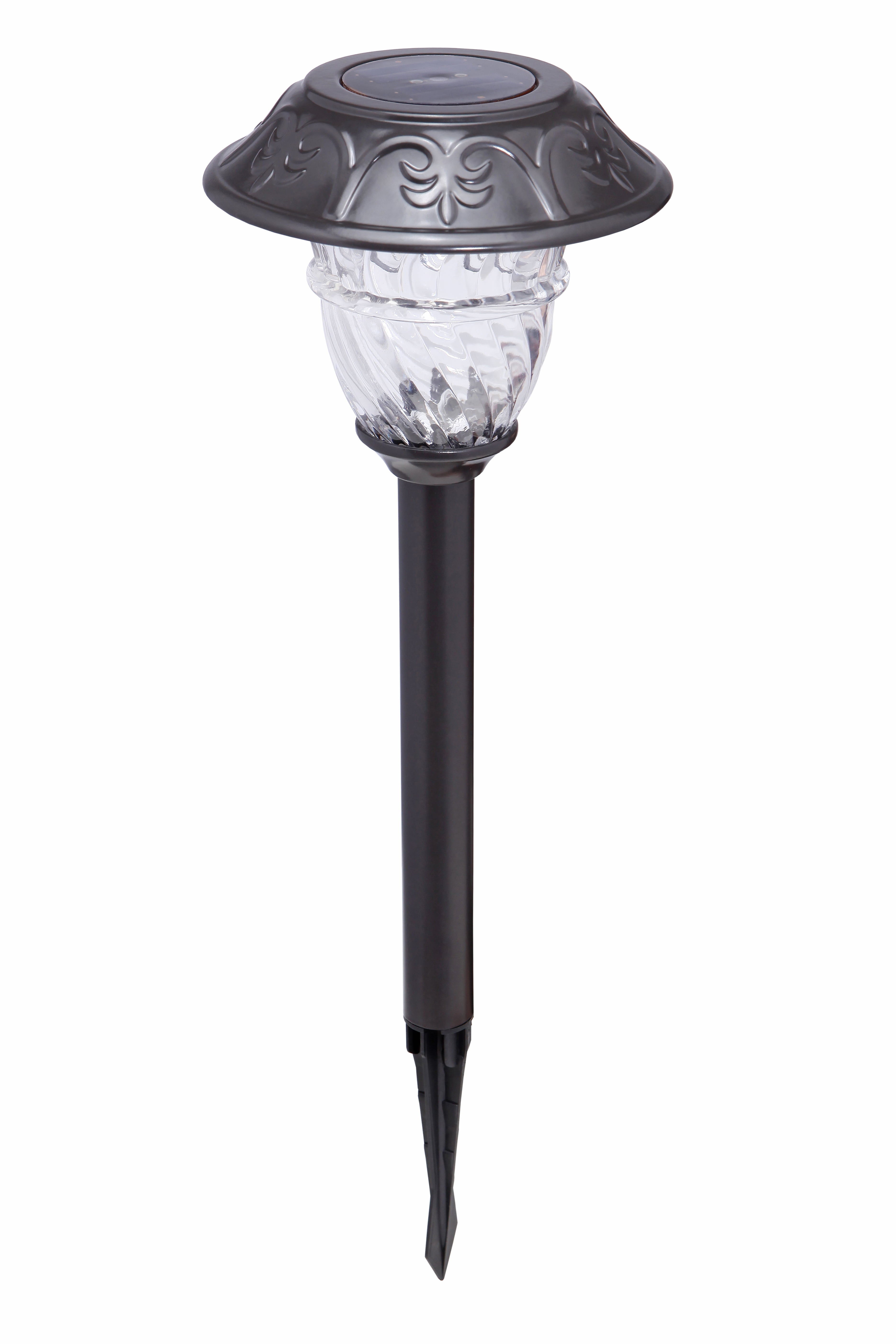 EZ Solar 10 Lumen Solar LED Path Light with Color Lock, 4Pack