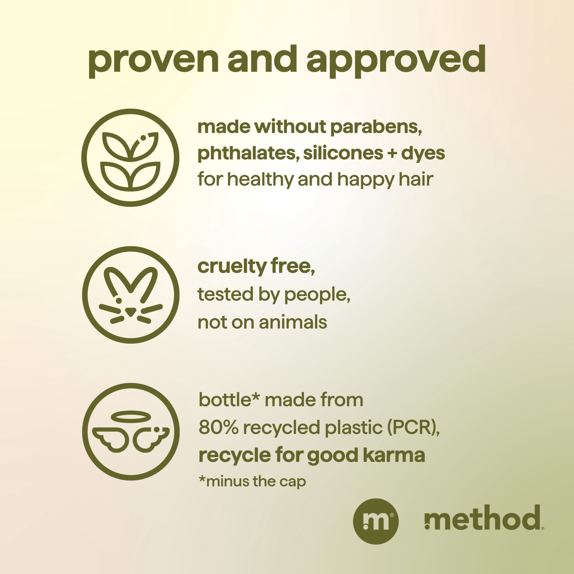 method Men 2-in-1 Shampoo and Conditioner, Moss + Meadow,  Cleans and Conditions with Argan and Jojoba Oil - Made without Parabens - 14 fl oz