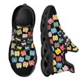 thumbnail image 1 of Zapatillas deportivas informales con dibujos de dientes de colores para mujer, ligeras, antideslizantes, con plataforma, para asistente dental, 1 of 6