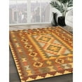 thumbnail image 2 of Ahgly Company Indoor Rectangle Traditional Mahogany Brown Persian Area Rugs, 2' x 4', 2 of 6