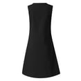 thumbnail image 4 of Lcziwo Linen Beach Dresses for Women Casual Trendy Summer 2025 Dresses Sleeveless V Neck Midi Dresses Lightweight Flowy Loose Sun Dress XXL, 4 of 6