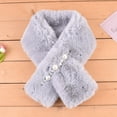 thumbnail image 2 of Womens Scarves Winter Scarf for Women Scarf Autumn And Winter Thickened Solid Color Cute Plush Fashionable Thickened Warm Scarf, 2 of 7