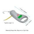 thumbnail image 3 of Weiheng WH-A13L Báscula colgante digital eléctrica de plástico portátil 45 kg con pesca con cinta, 3 of 10