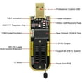 thumbnail image 3 of HIGH QUALITY usb programmer CH341A + SOIC8 clip + 1.8V SOIC8 + adapter C8H7, 3 of 9