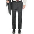 thumbnail image 3 of Blujacket Men's Charcoal Gray 100% Wool Canvassed Slim Fit Suit, 3 of 4