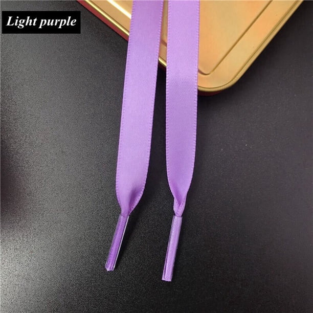 Cordones de cinta de seda satinada para zapatillas Gao Jinjia LED