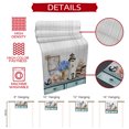 thumbnail image 5 of Vintage Lighthouse Coastal Table Runner 90 Inches Long,Nautical Ocean Sea Retro Art Cotton Linen Table Runners Dresser Scarves,Fabric Tabletop Scarf Furniture Cover for Home Dinner Party 13"x90", 5 of 9