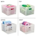 thumbnail image 3 of mDesign Steel Organizer Matte White (25998), 3 of 7