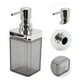 thumbnail image 5 of Conjunto de dispensador de jabón de moda único para baño y lavandería en gris, 5 of 6