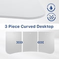 thumbnail image 5 of VIVO White 63" x 32" Table Top for Adjustable Standing Desk Frames, 5 of 8