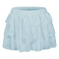 thumbnail image 4 of Ediodpoh Skirts for Women Layered Stacked Fashion Lace Miniskirt Mini Skirt Blue M, 4 of 6